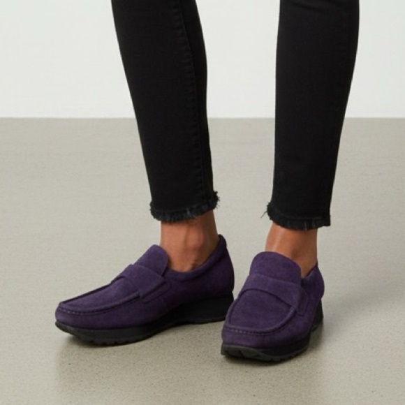 Kennel Und Schmenger Shoes - 𝅺KENNEL Und Schmenger Chunky Purple Suede Loafers Size 8/38